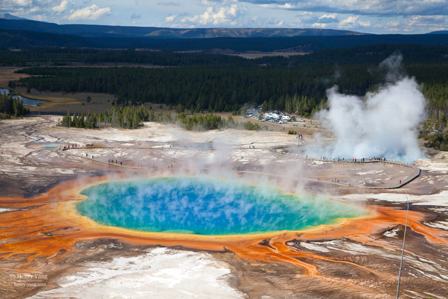 Grand Prismatic Spring, Yellowstone National Park, Wyoming, 9/2012