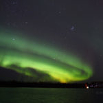 Aurora at Chena Lake, Fairbanks, Alaska, 10/2016