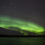 Aurora at Chena Lake, Fairbanks, Alaska, 10/2016