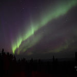 Aurora at Cleary Summit, Fairbanks, Alaska, 9/2016
