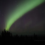 Aurora at Cleary Summit, Fairbanks, Alaska, 9/2016