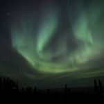 Aurora at Cleary Summit, Fairbanks, Alaska, 9/2016