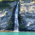 Waterfall, Prince William Sound, Alaska, 8/2015