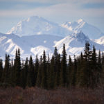 Denali (Mt. McKinley), from Parks Highway, Alaska, 9/2016