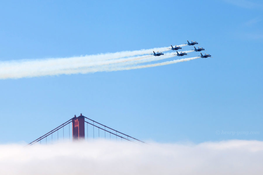 Blue Angels at Fleet Week, San Francisco, California, 10/2014