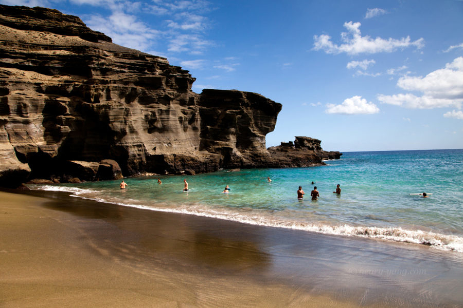 Green Sand Beach, Big Island, Hawaii, 1/2015