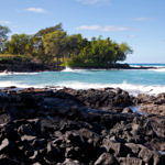Coast of Kailua-Kona, Big Island, Hawaii, 1/2015