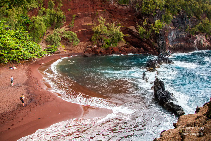 Red Sand Beach, Road to Hana, Maui, Hawaii, 8/2016