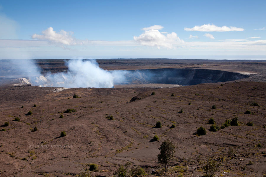 Halema'uma'u Crater, Hawai'i Volcanoes National Park, Hawaii Island, 1/2015