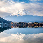 Mount Fuji, Lake Kawaguchiko, Japan, 3/2016