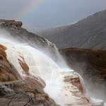 Canary Spring, Mammoth Hot Springs, Yellowstone National Park, Wyoming, 9/2013