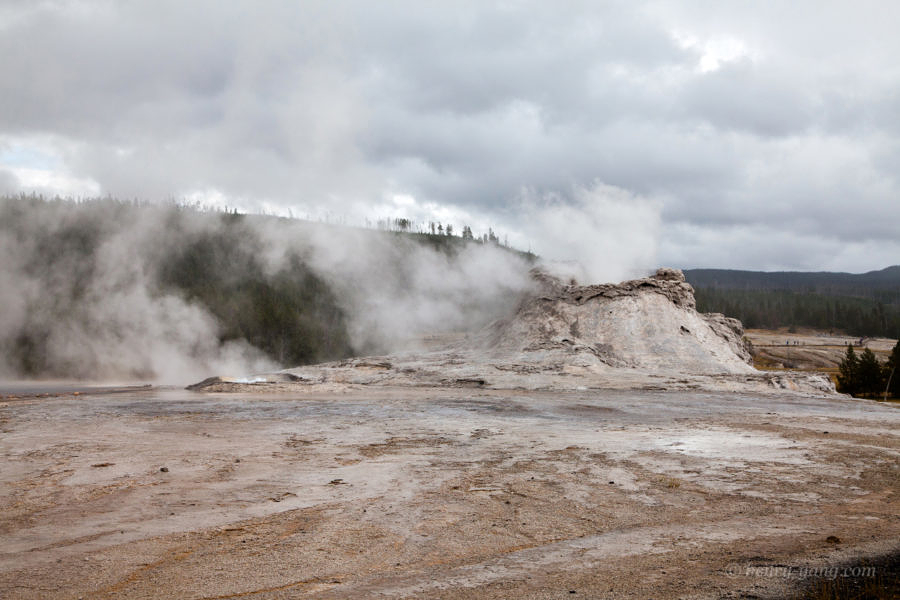 Castle Geyser, Yellowstone National Park, Wyoming, 9/2012