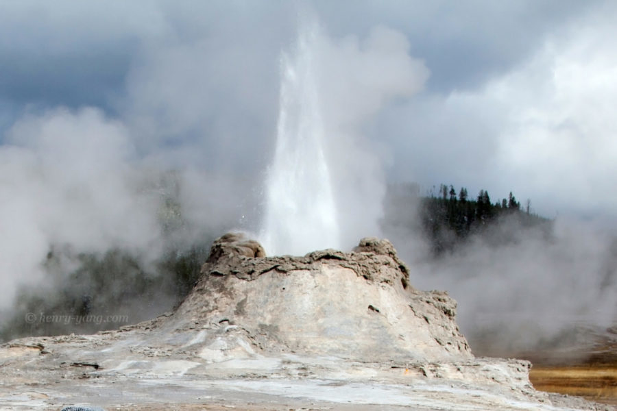 Castle Geyser, Yellowstone National Park, Wyoming, 9/2013