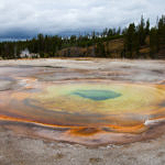 Chromatic Spring, Yellowstone National Park, Wyoming, 9/2012