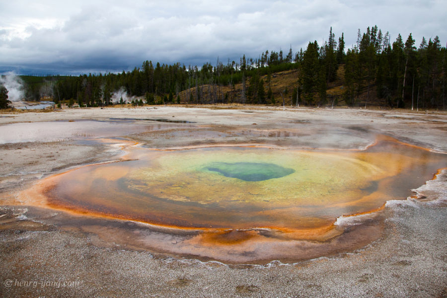 Chromatic Spring, Yellowstone National Park, Wyoming, 9/2012