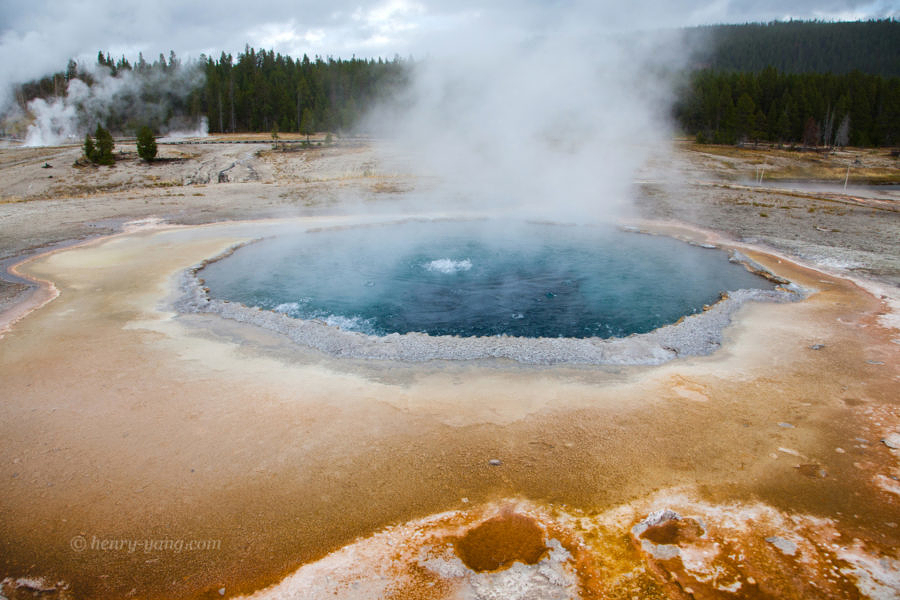 Crested Pool, Yellowstone National Park, Wyoming, 9/2012