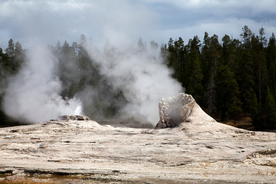Giant Geyser, Yellowstone National Park, Wyoming, 9/2012