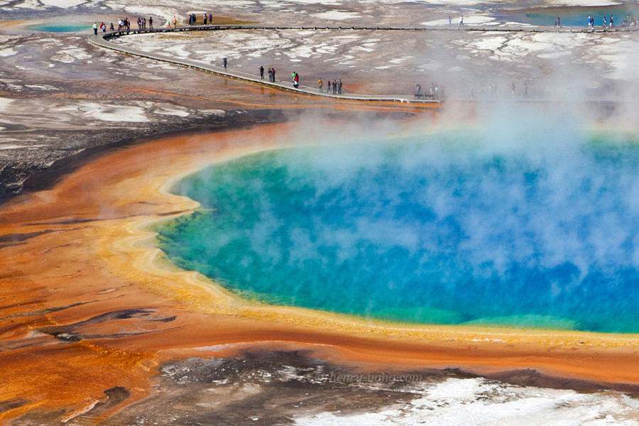 Grand Prismatic Spring, Yellowstone National Park, Wyoming, 9/2012