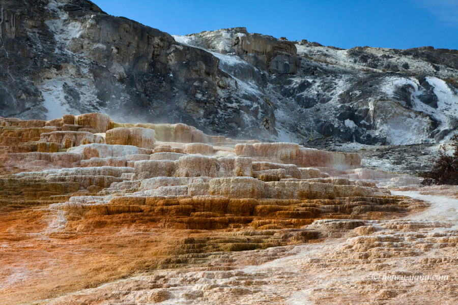 Jupiter Terrace, Mammoth Hot Springs, Yellowstone National Park, Wyoming, 9/2012