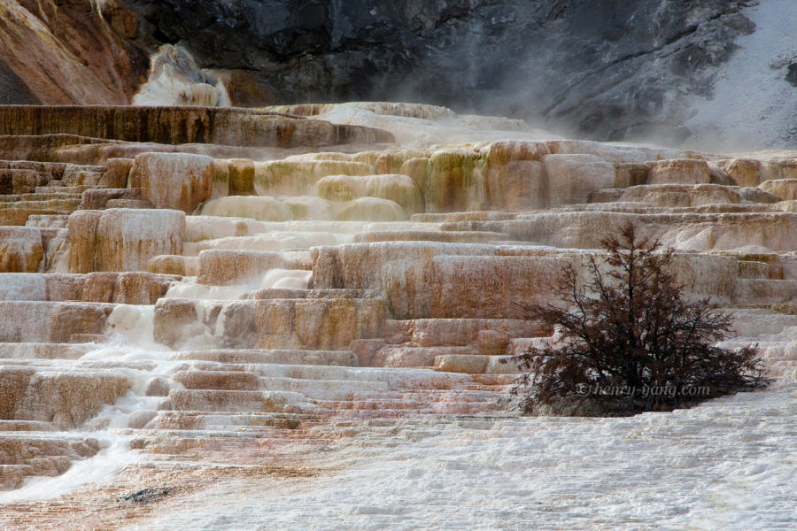Jupiter Terrace, Mammoth Hot Springs, Yellowstone National Park, Wyoming, 9/2012