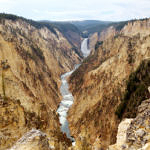 Lower Yellowstone Falls, Yellowstone National Park, Wyoming, 9/2012