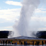 Old Faithful Geyser, Yellowstone National Park, Wyoming, 9/2012