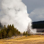 Old Faithful Geyser, Yellowstone National Park, Wyoming, 9/2012