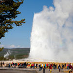 Old Faithful Geyser, Yellowstone National Park, Wyoming, 9/2012