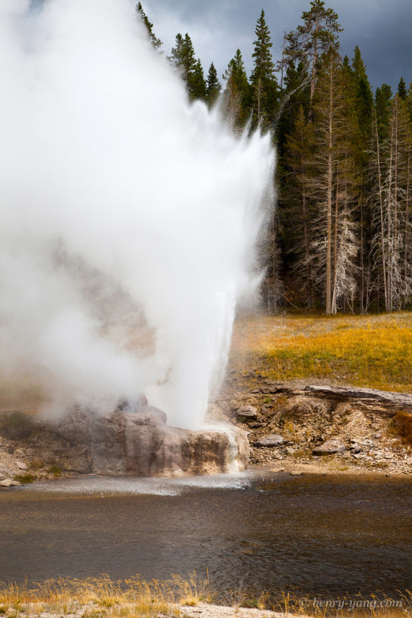 Riverside Geyser, Yellowstone National Park, Wyoming, 9/2012