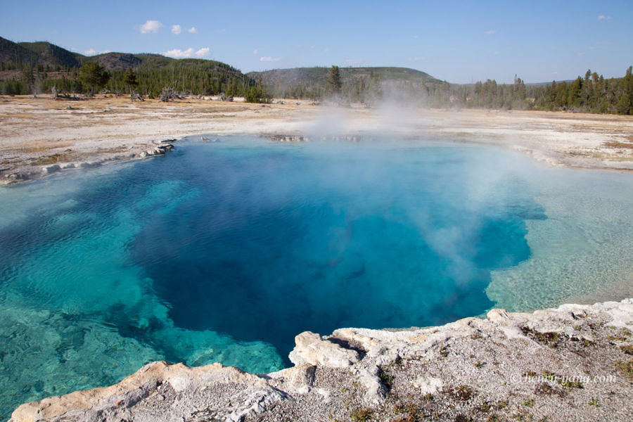 Sapphire Pool, Yellowstone National Park, Wyoming, 9/2012