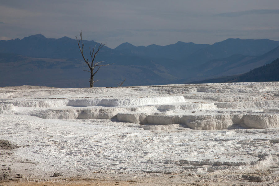 Mammoth Hot Springs, Yellowstone National Park, Wyoming, 9/2012
