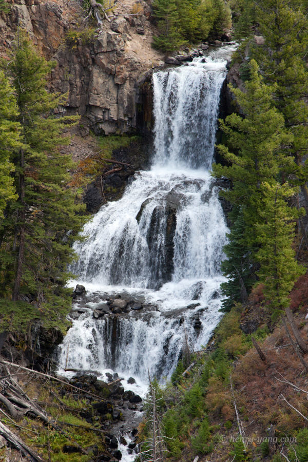 Undine Falls, Yellowstone National Park, Wyoming, 9/2012