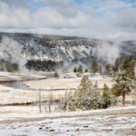 Upper Geyser Basin Overview, Yellowstone National Park, Wyoming, 9/2013