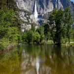 Yosemite Falls from Swinging Bridge, Yosemite National Park, California, 5/2016