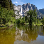 Yosemite Falls from Swinging Bridge, Yosemite National Park, California, 5/2016