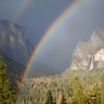 Tunnel View Double Rainbow, Yosemite National Park, California, 5/2016