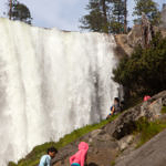 Vernal Falls from Mist Trail, Yosemite National Park, California, 5/2016