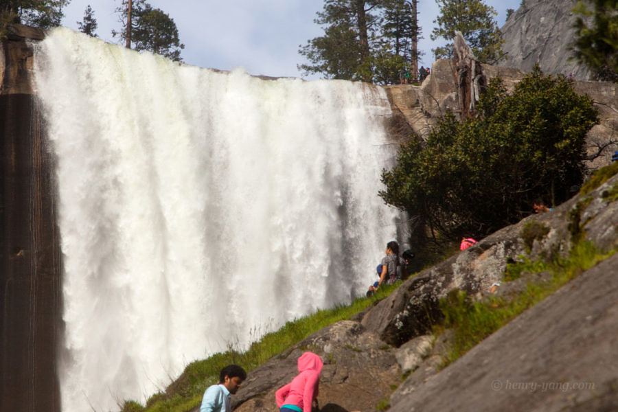 Vernal Falls from Mist Trail, Yosemite National Park, California, 5/2016