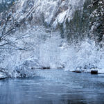 Merced River Winter, Yosemite National Park, California, 12/2015