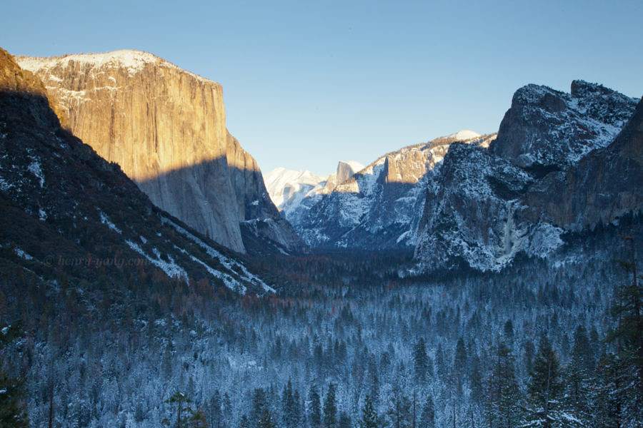 Tunnel View Winter, Yosemite National Park, California, 12/2015