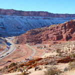 Moab Fault, Arches National Park, Utah, 2/2008