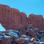 Window Arches, Arches National Park, Utah, 2/2008