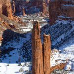 Spider Rock, Canyon De Chelly National Monument, Arizona, 2/2008