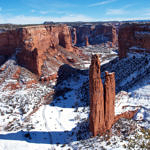 Spider Rock, Canyon De Chelly National Monument, Arizona, 2/2008