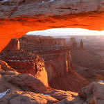 Mesa Arch Sunrise, Canyonland National Park, Utah, 2/2008