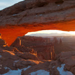 Mesa Arch Sunrise, Canyonland National Park, Utah, 2/2008