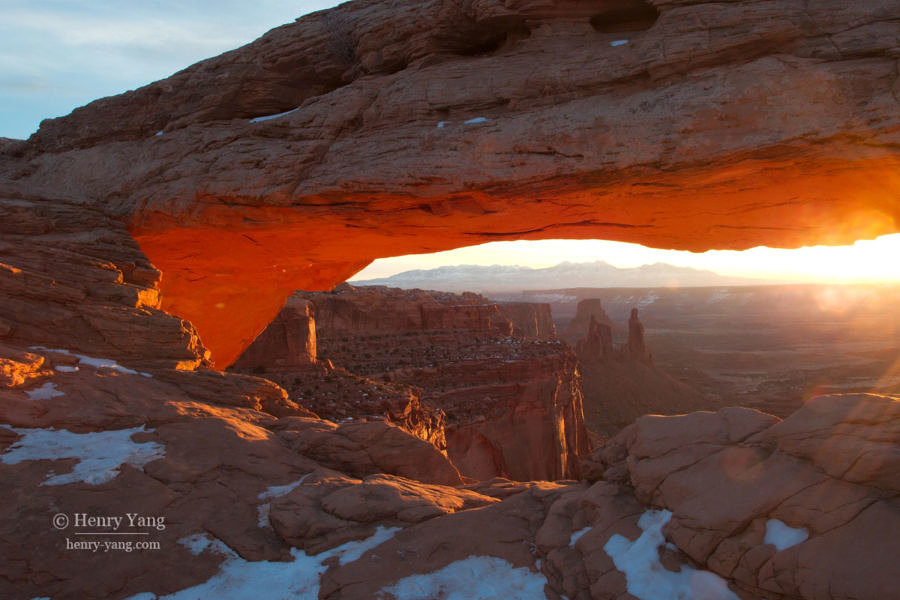 Mesa Arch Sunrise, Canyonland National Park, Utah, 2/2008