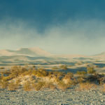 Sandstorm at Mesquite Flat Sand Dunes, Death Valley National Park, California, 12/2008