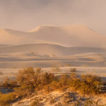 Sandstorm at Mesquite Flat Sand Dunes, Death Valley National Park, California, 12/2008
