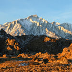 Lone Pine Peak and Alabama Hills, Eastern Sierra, California, 12/2008